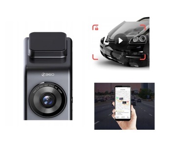 Wideorejestrator samochodowy Kamera 360 G300H GPS