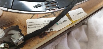 Декоративная планка из деревянных досок MERCEDES S W221