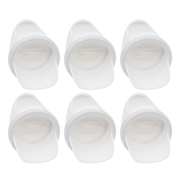 Многоразовая автоматическая кормушка для птицы, 6 предметов, белая