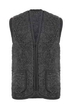 KAMIZELKA 100% WEŁNIANA ZAPINANA NA ZAMEK 3XL
