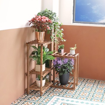 ДЕРЕВЯННАЯ ПОДСТАВКА ДЛЯ РАСТЕНИЙ, ДЕРЕВЯННАЯ ПОЛКА ДЛЯ ЦВЕТОВ