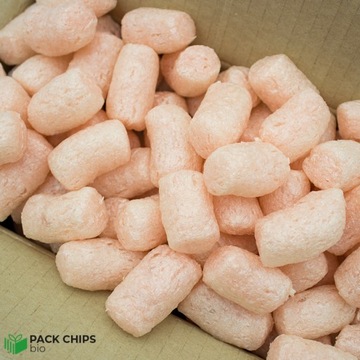 Упаковки чипсов Bio 400L Экологический наполнитель светло -розовый новый