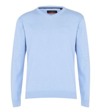 PIERRE CARDIN sweter swetr dekolt serek tu: XL