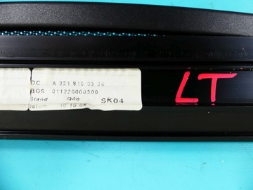 ROLETA DVEŘE ZADNÍ LEVÝ MERCEDES W221