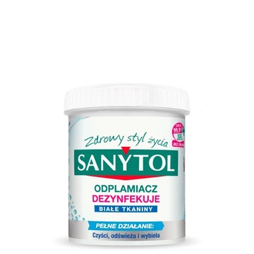 SANYTOL DEZYNFEKUJĄCY DODATEK DO PRANIA 450g WHITE