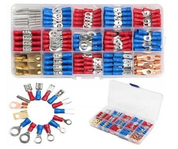 ИЗОЛИРОВАННЫЕ РАЗЪЕМЫ НАБОР ЭЛЕКТРИЧЕСКИХ РАЗЪЕМОВ 300 ШТ. 15 ТИПОВ