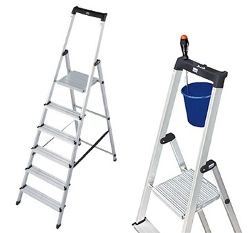KRAUSE SOLIDY drabina 1x6 stopnie 126245 3,25m