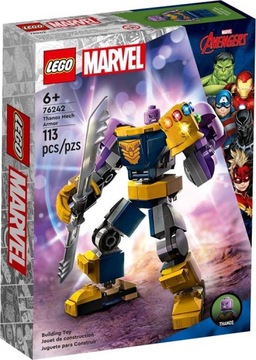 KLOCKI LEGO SUPER HEROES 76242 MECHANICZNA ZBROJA THANOSA