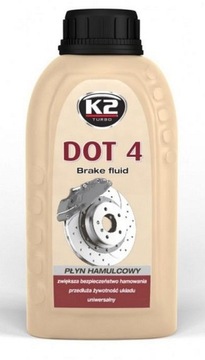 K2 DOT-4 DOT 4 PŁYN HAMULCOWY 0,25L