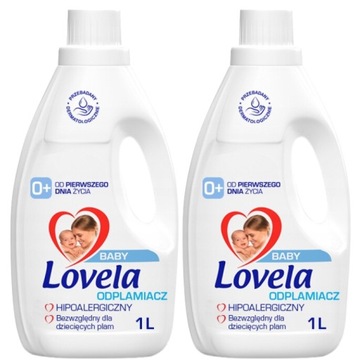 LOVELA HIPOALERGICZNY Odplamiacz dla Dzieci 2x1L