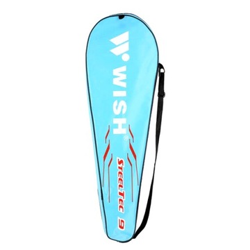 НАБОР РАКЕТОК ДЛЯ БАДМИНТОНА КРАСНЫЙ+СИНИЙ WISH STEELTEC 9K