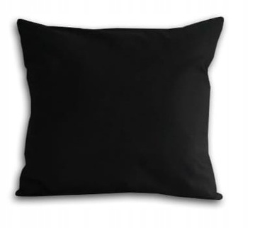 НАВУШКА JASIEK МИКРОФИБРА ЧЕРНАЯ ГЛАДКАЯ 40х50СМ