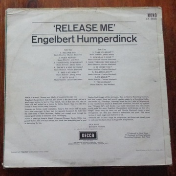 ENGELBERT HUMPERDINCK RELEASE ME -XL788
