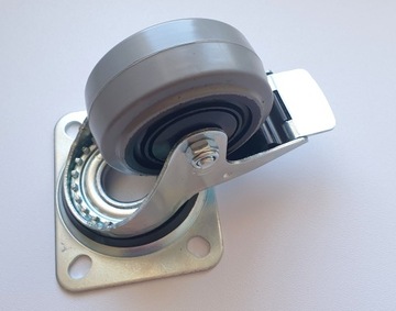 Zestaw 80 mm 4 szt guma koło MOCNE 550 KG kulkowe