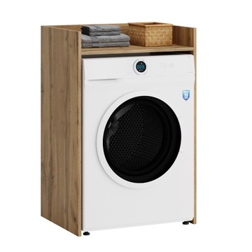 SZAFKA NA PRALKE ŁAZIENKOWA DĄB WOTAN SŁUPEK REGAŁ