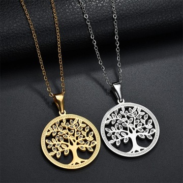 Серебряное колье «Дерево счастья» Swarovski BOX