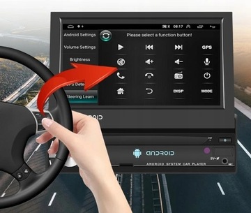 RADIO SAMOCHODOWE 1 DIN ANDROID GPS USB WIFI DAB