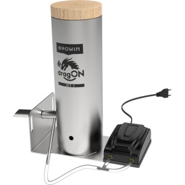 Электрическая деревянная коптильня BROWIN100E Дымогенератор Конвекционная щепа