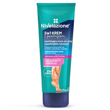 NVELAZIONE Krem do stóp z peelingiem ryżowym 100ml