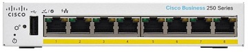 Cisco CBS250-8PP-D-EU Smart 8-port GE, Partial PoE+ 45W, Desktop, Ext PSU