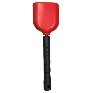 Коровий колокольчик с ручкой, обучающая игрушка с шумом, удобная ручка, красный L