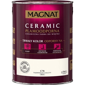 FARBA MAGNAT CERAMIC 5L C78 TAJEMNICZY KALCYT