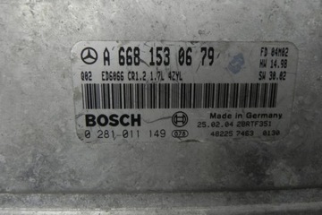 JEDNOTKA MOTORU MERCEDES-BENZ VANEO (414) A6681530679 2003