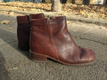Buty zimowe 38 brązowe ciepłe