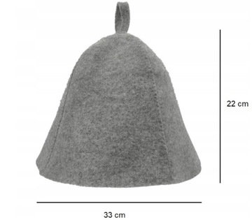 BANI ЗАЩИТНАЯ ШАПКА ДЛЯ САУНЫ, ВОЙЛОЧНАЯ, ТОЛСТАЯ, КОЛОКОЛЬЧИК, УНИВЕРСАЛЬНАЯ