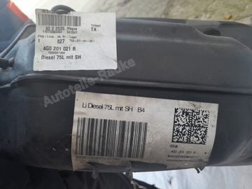 AUDI A6 C7 SEDAN QUATRO 4G0201021R NÁDRŽ PALIVA ORIGINÁLNÍ