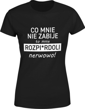 ŚMIESZNE KOSZULKI DAMSKIE Z NADRUKIEM PREZENTY R S KOSZULKA DAMSKA BLUZKA