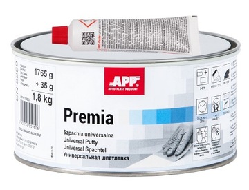 Szpachla uniwersalna z utwardzaczem ŻÓŁTA | Premia 1,8 kg | APP