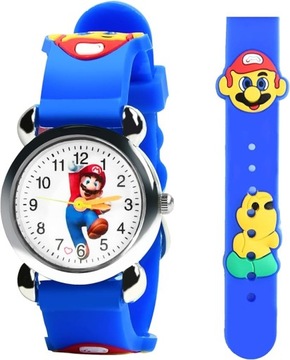 Zegarek dziecięcy Klissaa motyw Mario OPIS!!!