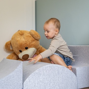 KiddyMoon Игровая площадка из пенопласта клин/горка/туннель/ступенька ДЛЯ ДЕТЕЙ