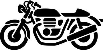 naklejka na samochód kask MOTOR MOTOCYKL SKUTER 10 x 20,3 cm
