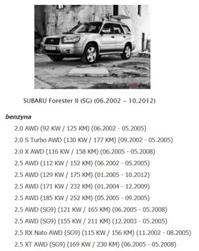 ВЕНТИЛЯТОР SUBARU FORESTER II 2 ЕВРОПА
