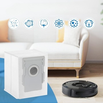 10 мешков для пылесоса iRobot ROOMBA BAG i3+ i4+ i5+ i6+ i7+ i8+ j7+ s9+