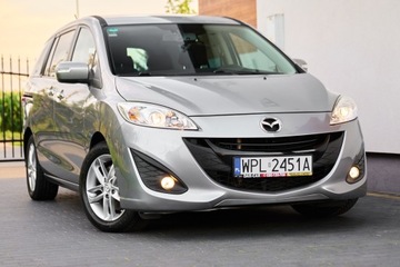 Mazda 5 II 1.6 MZ-CD 115KM 2014 MAZDA 5 1.6 diesel 115KM ALU16 zarejestrowany w Polsce 7-osobowy