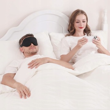 ДОРОЖНАЯ МАСКА SLEEPING EYESPALD 3D LIGHT BLACKING MASK, РЕГУЛИРУЕМАЯ