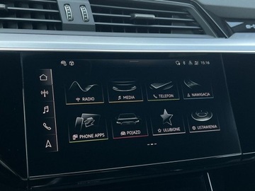 Audi Q8 e-tron 95kWh 340KM 2023 Audi Q8 e-tron Elektryczny_Nawigacja_LED Matrix_Cyfrowe zegary_Oswietlenie, zdjęcie 21