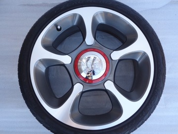 4× DISK HLINÍK FIAT OE 500 ABARTH 7.0" X 17" 4X98 ET 38