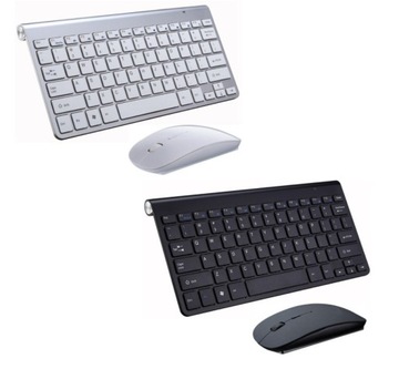 НАБОР БЕСПРОВОДНОЙ МЫШИ КЛАВИАТУРА И МЫШЬ USB MINI SLIM для ноутбука, ТВ, ПК