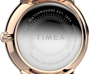 Zegarek damski różowe złoto bransoleta mesh TIMEX