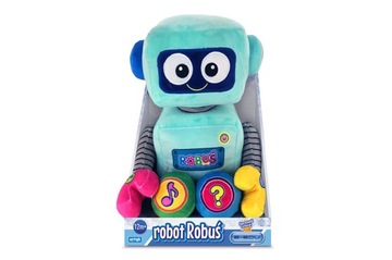 ROBOT ROBUŚ E-Edu Mówi Rymuje Dowcipy Zagadki Grzechotka Uczy Przytulanka