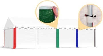 Namiot Magazynowy 3x2m Hala Namiotowa DAS 240 S