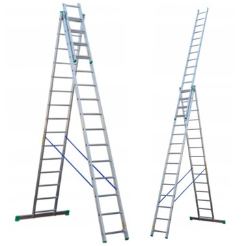 DRABINA DRABINY WIELOFUNKCYJNE ALU. 3X15 DRABEX