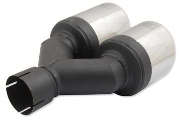 Декоративный конец глушителя ULTER, двойной СЛЕВА, 100 м