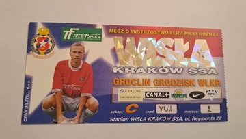 WISŁA KRAKÓW - GROCLIN DYSKOBOLIA GRODZISK WIELKOPOLSKI 17-03-2001