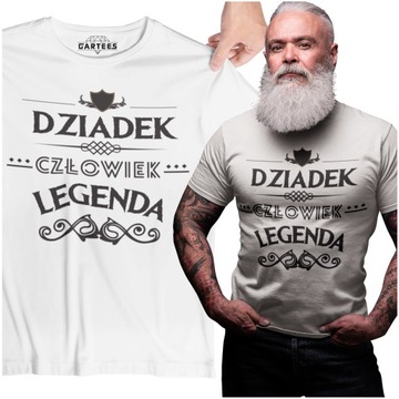 KOSZULKA DLA DZIADKA T-SHIRT SUPER PREZENT DZIEŃ