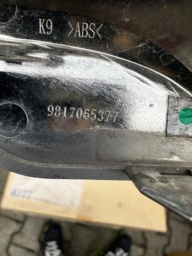 CHRÓM LIŠTA MŘÍŽKY OPEL COMBO E 9817065377